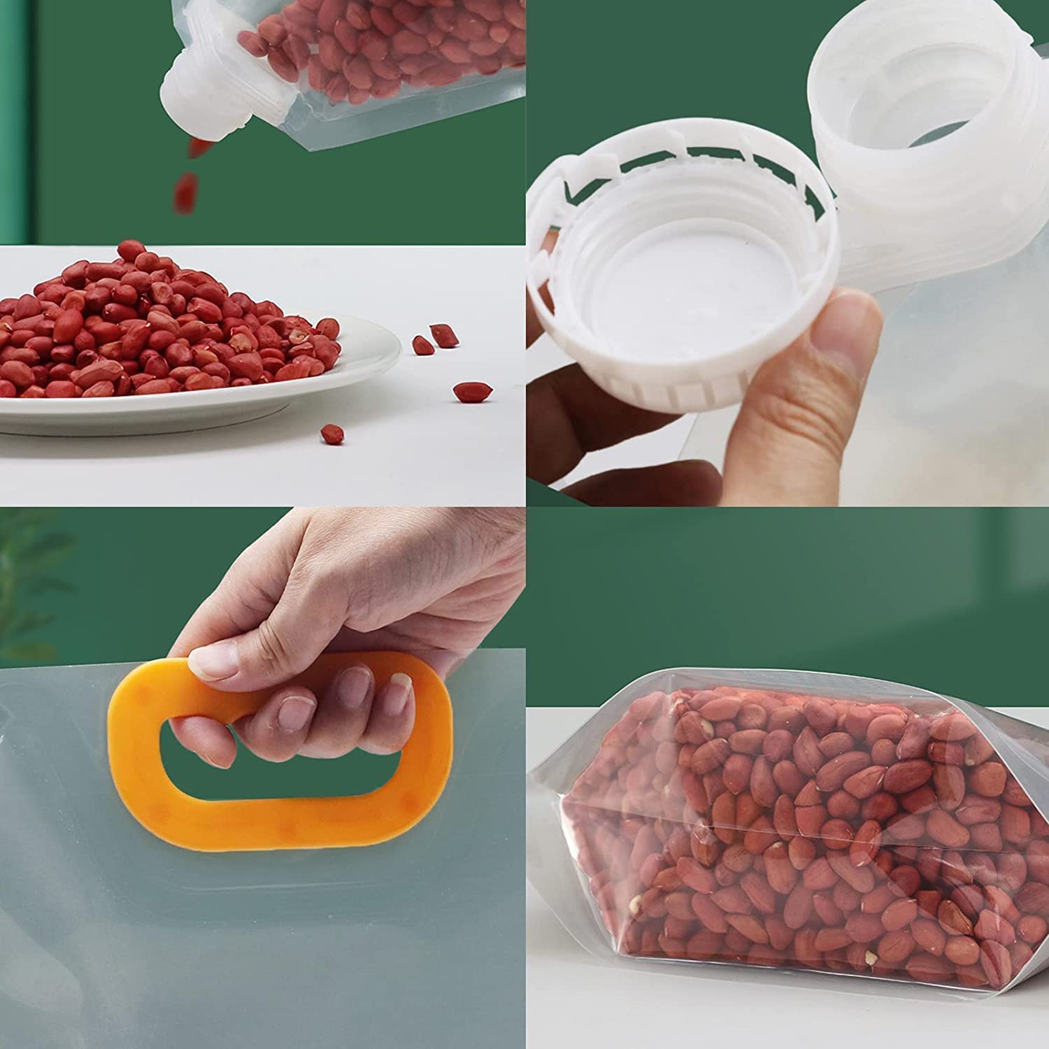 Food Storage Bag With Handle (Buy 1 Get 2 Free)