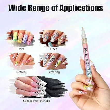 Nail Art Marker Pens | 12 Color Set