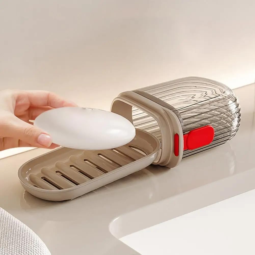 HomelyPicks Portable Toothbrush & Toothpaste Storage Case – Travel Hygiene Organizer