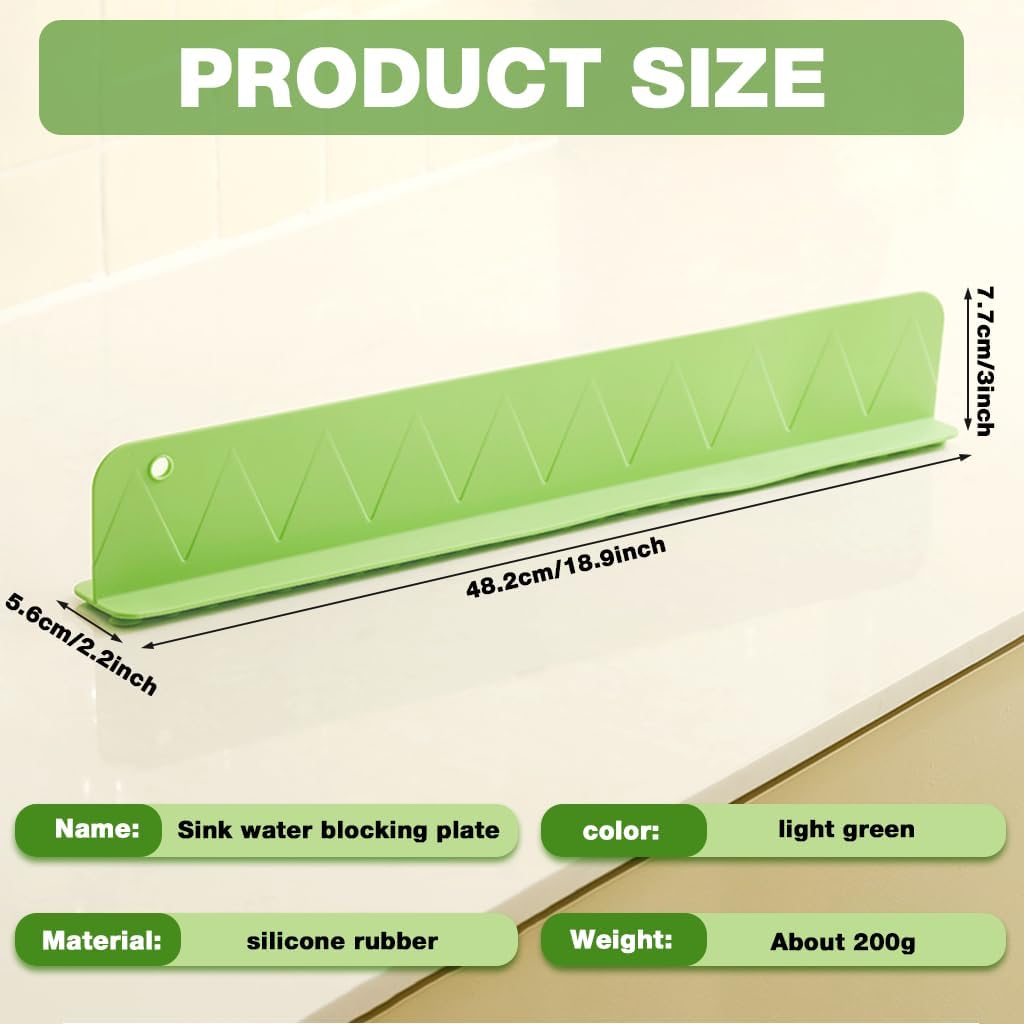 Anti-Splash Sink Guard for Kitchen Countertop Large Size (Buy 1 Get 1 Free)