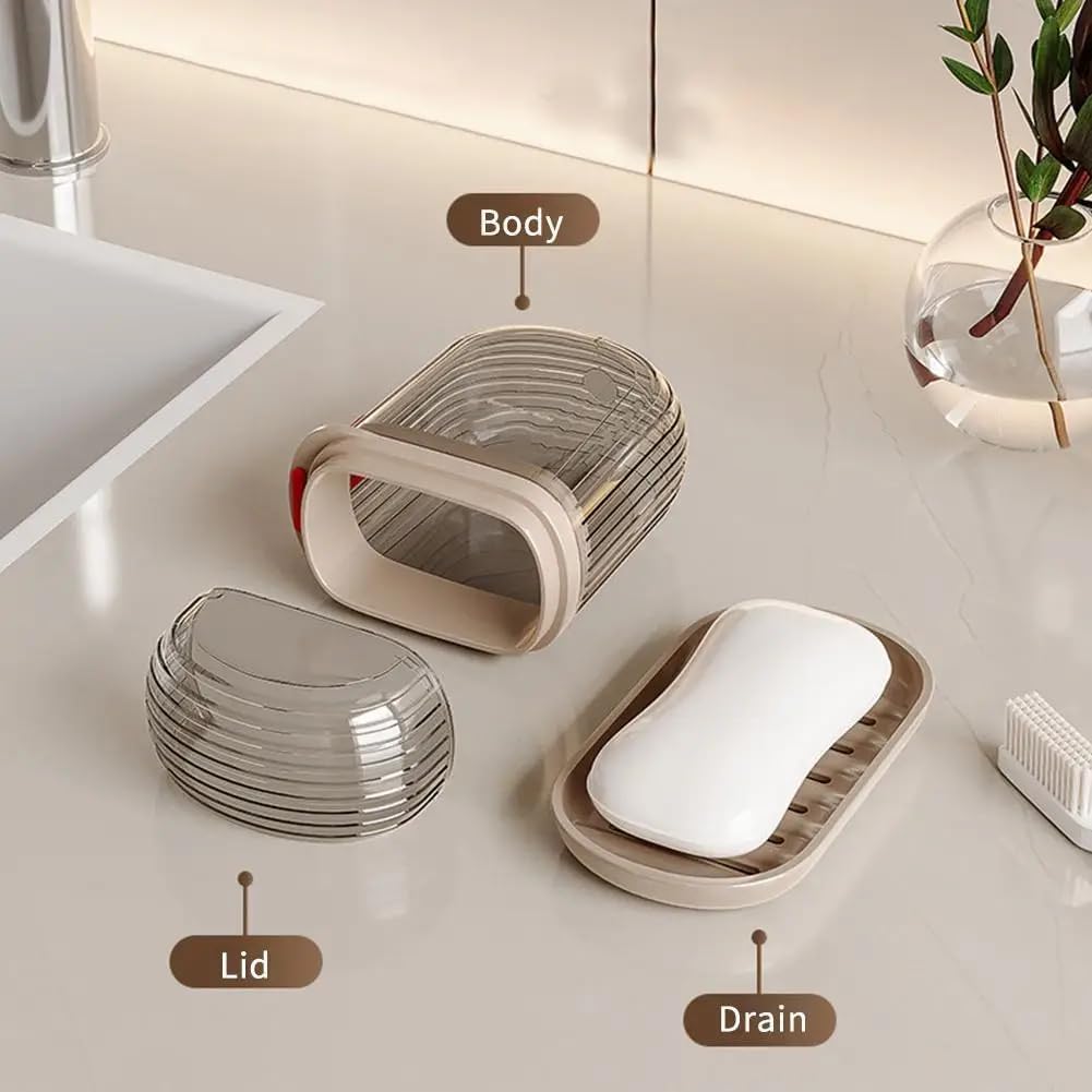 HomelyPicks Portable Toothbrush & Toothpaste Storage Case – Travel Hygiene Organizer