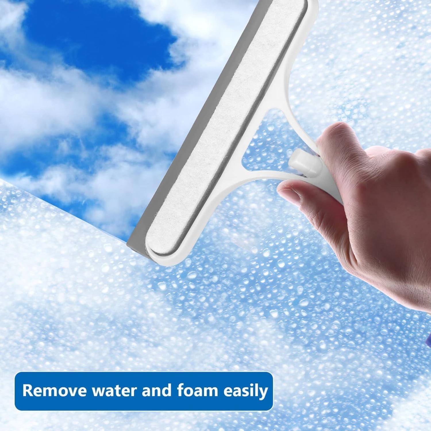 HomelyPicks CrystalClear 2-in-1 Glass & Bathroom Cleaning Wiper