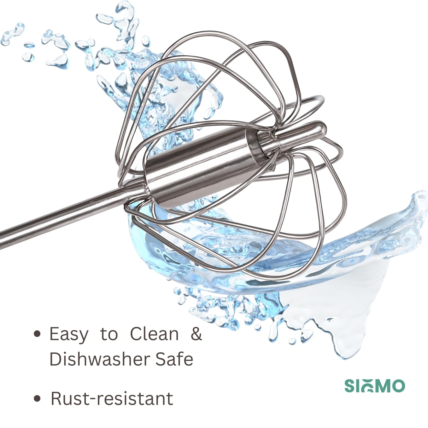 Stainless Steel Semi-Automatic Hand Beater