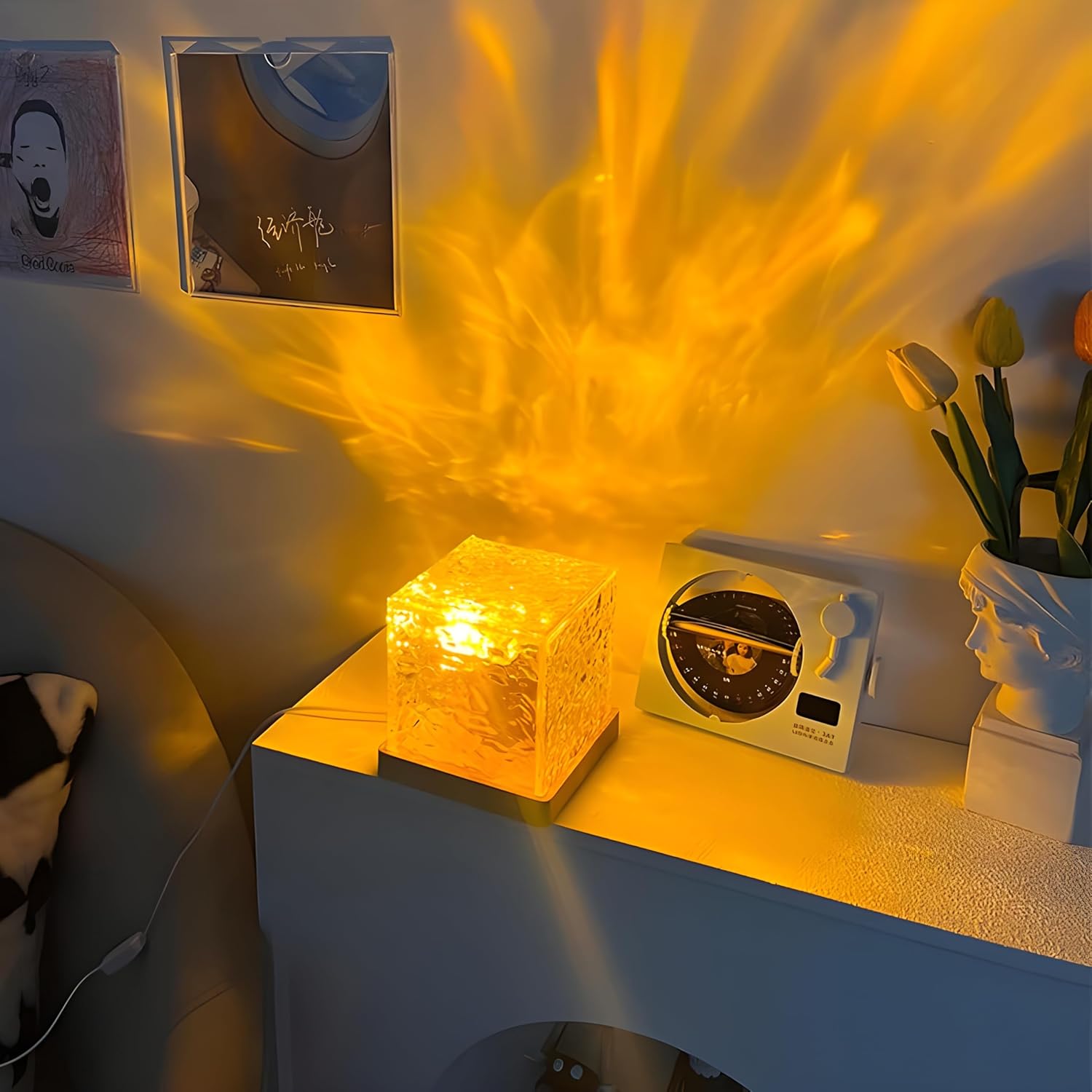 Ocean Waves Led Lamp 3D