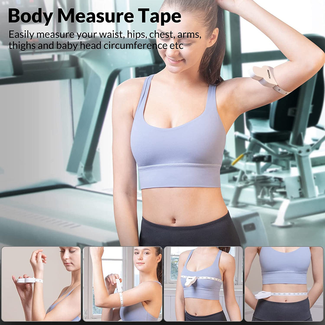 Automatic Retractable Body Measuring Tape with Lock Button