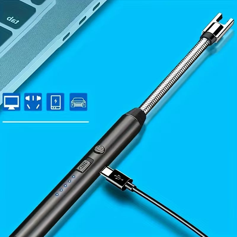 Electric Rechargeable USB Lighter with Flexible Neck